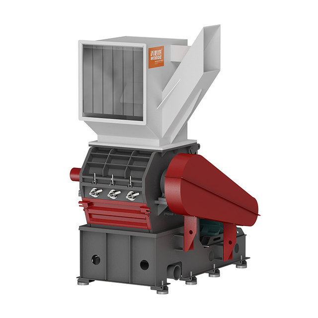 Machine de broyeur de morceaux de plastique robuste pour le recyclage de tuyaux &agrave; paroi &eacute;paisse, de blocs de plastique, de morceaux de purge, de feuilles et de profils